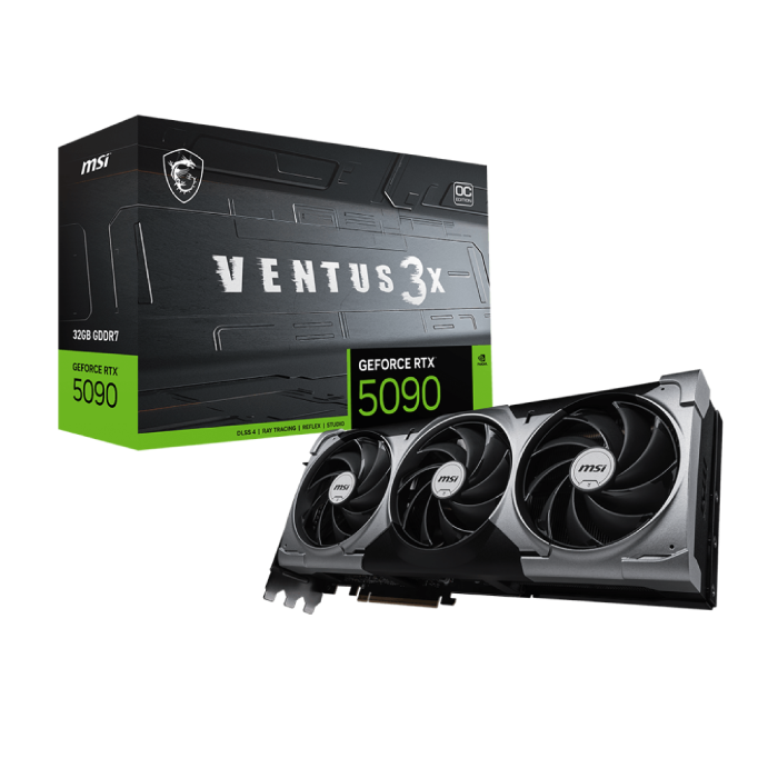 کارت گرافیک ام اس ای مدل GeForce RTX 5090 32G VENTUS 3X OC